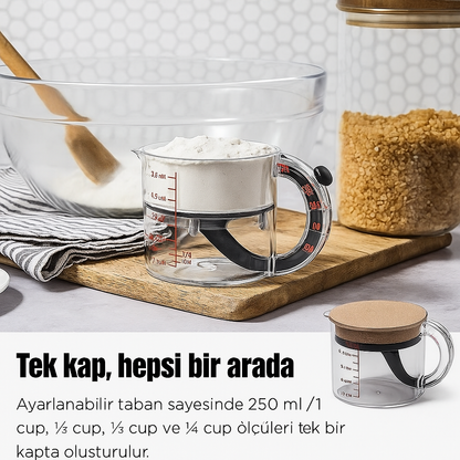 4’ü 1 Arada Ayarlanabilir Ölçü Kabı