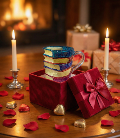 3 Boyutlu Kitap Tasarımlı Bardak